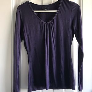 Banana Republic deep purple long sleeve